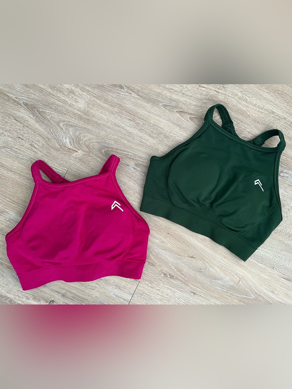 Oner Active Green and Pink Sports Bras